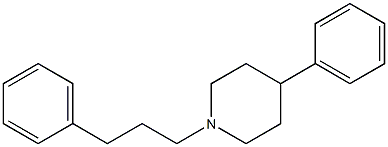 4-Phenyl-1-(3-phenylpropyl)piperidine 구조식 이미지