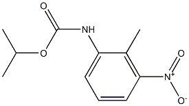 2-Methyl-3-nitrophenylcarbamic acid isopropyl ester Structure