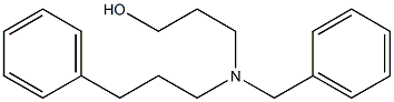 3-[(3-Phenylpropyl)(benzyl)amino]-1-propanol 구조식 이미지