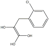 3-(2-Chlorophenyl)-1-propene-1,1,2-triol Structure