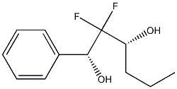 (1R,3R)-2,2-Difluoro-1-phenylhexane-1,3-diol Structure