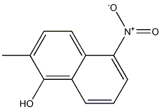 2-Methyl-5-nitro-1-naphthol 구조식 이미지