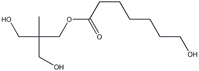 7-Hydroxyheptanoic acid 2,2-bis(hydroxymethyl)propyl ester 구조식 이미지