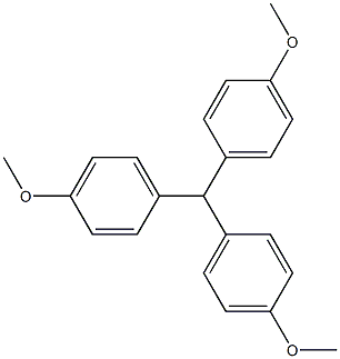 Tris(4-methoxyphenyl)methane Structure