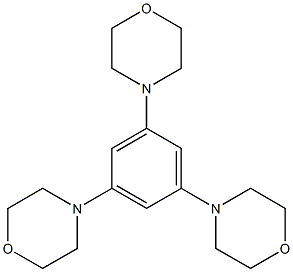 1,3,5-Tris(4-morpholinyl)benzene 구조식 이미지