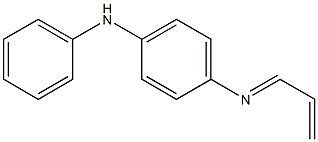 N-(2-Propenylidene)-N'-phenyl-p-phenylenediamine 구조식 이미지