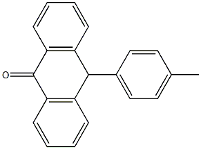 10-(4-Methylphenyl)anthrone Structure