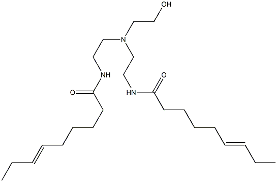 N,N'-[2-Hydroxyethyliminobis(2,1-ethanediyl)]bis(6-nonenamide) Structure