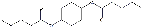 Divaleric acid 1,4-cyclohexanediyl ester 구조식 이미지