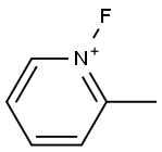 1-Fluoro-2-methylpyridinium Structure