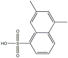 5,7-Dimethyl-1-naphthalenesulfonic acid Structure