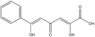 (2Z,5Z)-2,6-Dihydroxy-4-oxo-6-phenyl-2,5-hexadienoic acid 구조식 이미지