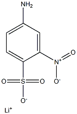 4-Amino-2-nitrobenzenesulfonic acid lithium salt Structure