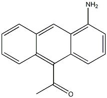 10-Acetylanthraline 구조식 이미지