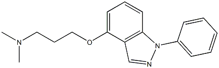 1-Phenyl-4-[3-(dimethylamino)propoxy]-1H-indazole Structure