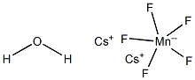 Cesium pentafluoromanganate(III) hydrate 구조식 이미지