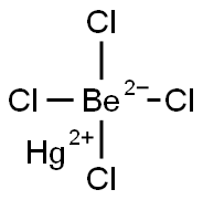 Mercury(II) tetrachloroberyllate Structure