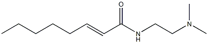 N-[2-(Dimethylamino)ethyl]-2-octenamide 구조식 이미지