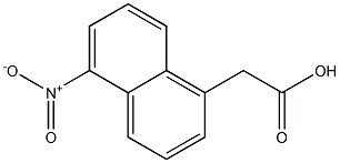 5-Nitro-1-naphthaleneacetic acid Structure