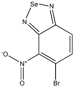 4-Nitro-5-bromo-2,1,3-benzoselenadiazole 구조식 이미지