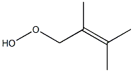 2,3-Dimethyl-2-buten-1-yl hydroperoxide Structure