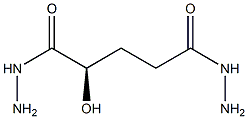 [R,(+)]-2-Hydroxyglutaric acid dihydrazide 구조식 이미지