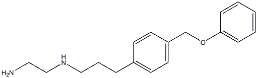 N-[3-[p-(Phenoxymethyl)phenyl]propyl]ethylenediamine 구조식 이미지