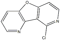 4-Chloro-3,5-diaza-9-oxa-9H-fluorene 구조식 이미지