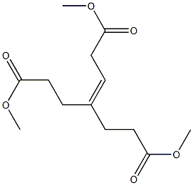 4-[2-(Methoxycarbonyl)ethyl]-3-heptenedioic acid dimethyl ester 구조식 이미지