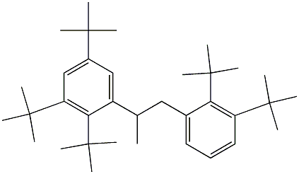 2-(2,3,5-Tri-tert-butylphenyl)-1-(2,3-di-tert-butylphenyl)propane Structure