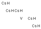 Vanadium pentacesium 구조식 이미지