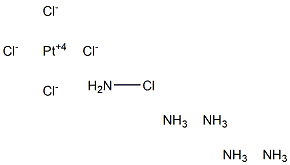 Chloropentammineplatinum(IV) chloride 구조식 이미지