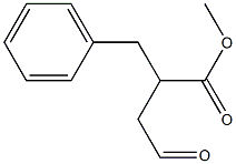 2-Benzyl-3-formylpropionic acid methyl ester 구조식 이미지