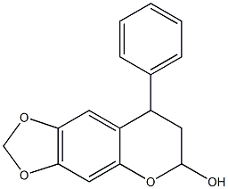 7,8-Dihydro-8-phenyl-6H-1,3-dioxolo[4,5-g][1]benzopyran-6-ol Structure