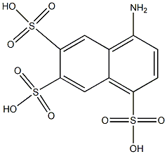 4-Amino-1,6,7-naphthalenetrisulfonic acid Structure