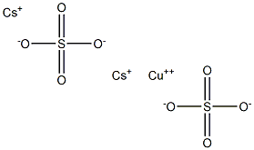 Cesium copper(II) sulfate 구조식 이미지
