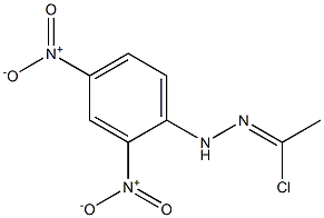 1-Chloroethanone 2,4-dinitrophenyl hydrazone Structure