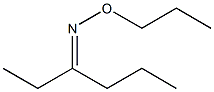 3-Hexanone O-propyl oxime Structure