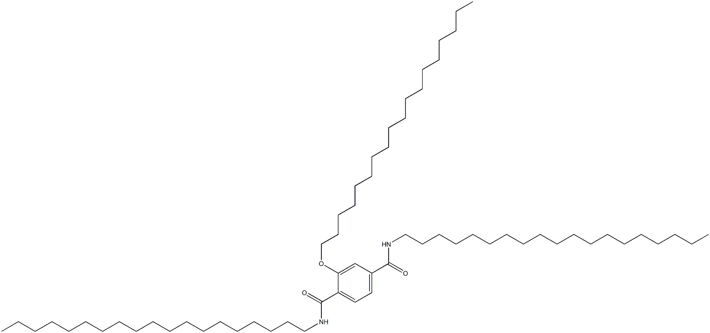 2-(Octadecyloxy)-N,N'-dinonadecylterephthalamide 구조식 이미지