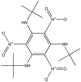 2,4,6-Trinitro-N,N',N''-tri-tert-butylbenzene-1,3,5-triamine Structure