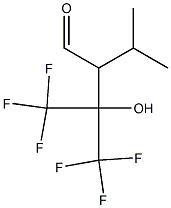 2-(2,2,2-Trifluoro-1-hydroxy-1-trifluoromethylethyl)-3-methylbutyraldehyde Structure