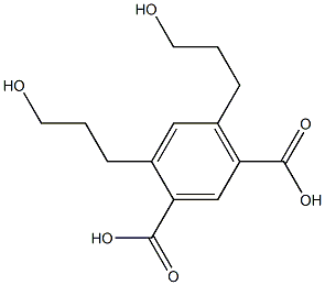 4,6-Bis(3-hydroxypropyl)isophthalic acid Structure
