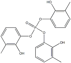 Phosphoric acid tri(2-hydroxy-3-methylphenyl) ester Structure