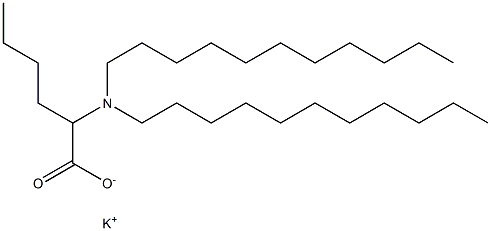 2-(Diundecylamino)hexanoic acid potassium salt Structure