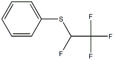 [(1,2,2,2-Tetrafluoroethyl)thio]benzene 구조식 이미지