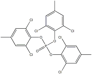Phosphoric acid tris(2,6-dichloro-4-methylphenyl) ester 구조식 이미지