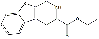 1,2,3,4-Tetrahydro[1]benzothieno[2,3-c]pyridine-3-carboxylic acid ethyl ester Structure
