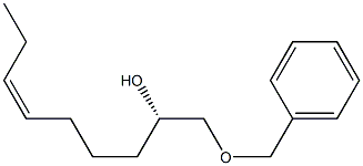 (2S,6Z)-1-(Benzyloxy)-6-nonen-2-ol 구조식 이미지