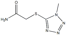 2-[(1-Methyl-1H-tetrazol-5-yl)thio]acetamide Structure