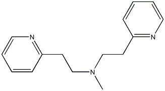 N-Methyl-N-[2-(2-pyridyl)ethyl]-2-pyridineethaneamine 구조식 이미지